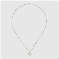 Halskette Gucci Dame Interlocking G in Silber YBB64554500300U - YBB64554500300U